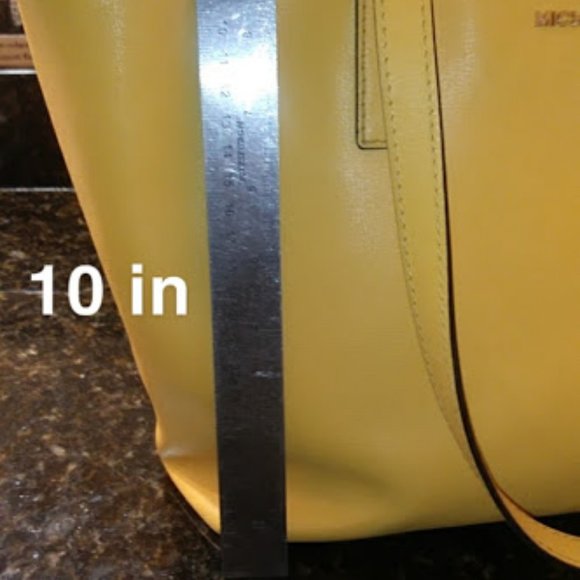 Authentic Yellow Michael Kors Bag and Wallet - Picture 9 of 15